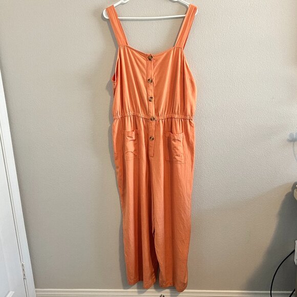 LC Lauren Conrad "Blush Rush" Jumpsuit - Sz XL (NWT) - Picture 1 of 7
